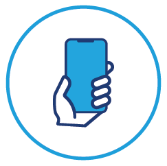phone held icon